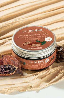<strong>Double Cocoa Intense DermaCare Skin Malai</strong> <br><i>for extreme dryness | 48 HR moisture</i> - Nat Habit