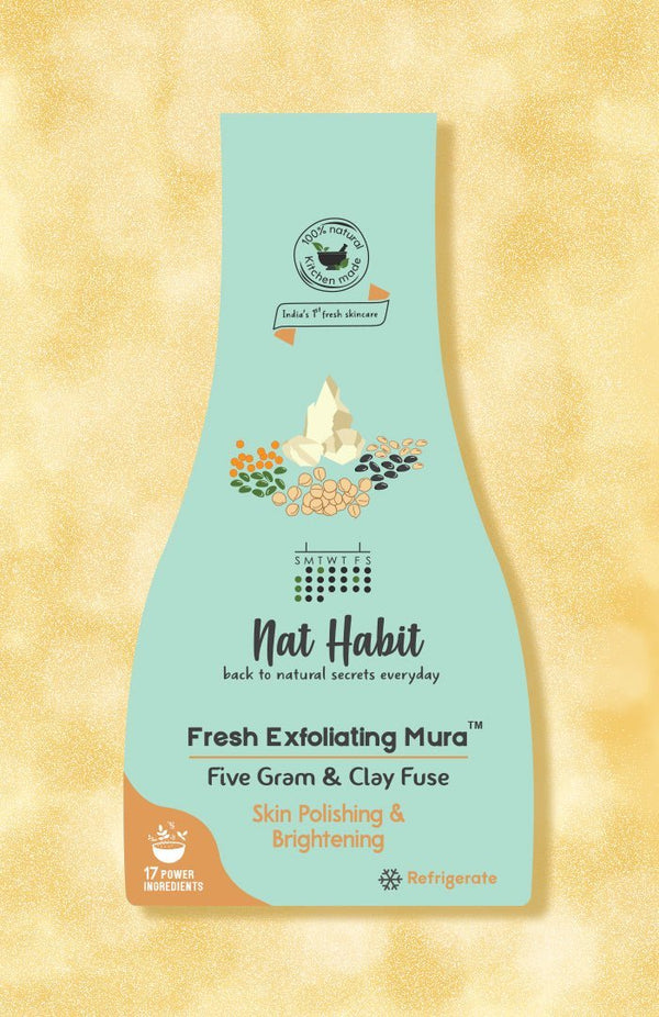 <strong>Five Gram & Clay Fuse Exfoliating Mura</strong> <br><i>Skin Polishing & Brightening</i> - Nat Habit