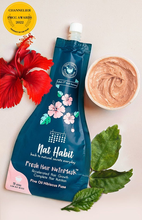<strong>Five Oil Hibiscus NutriMask</strong> <br><i>for Hair Growth</i> - Nat Habit