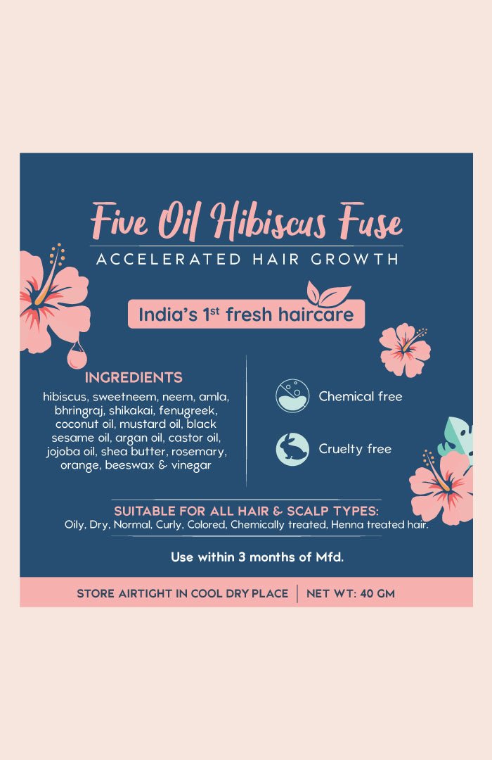 <strong>Five Oil Hibiscus NutriMask</strong> <br><i>for Hair Growth</i> - Nat Habit