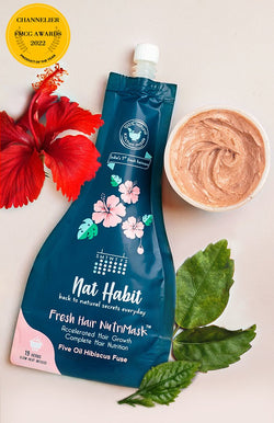 <strong>Five Oil Hibiscus NutriMask</strong> <br><i>for Hair Growth</i> - Nat Habit