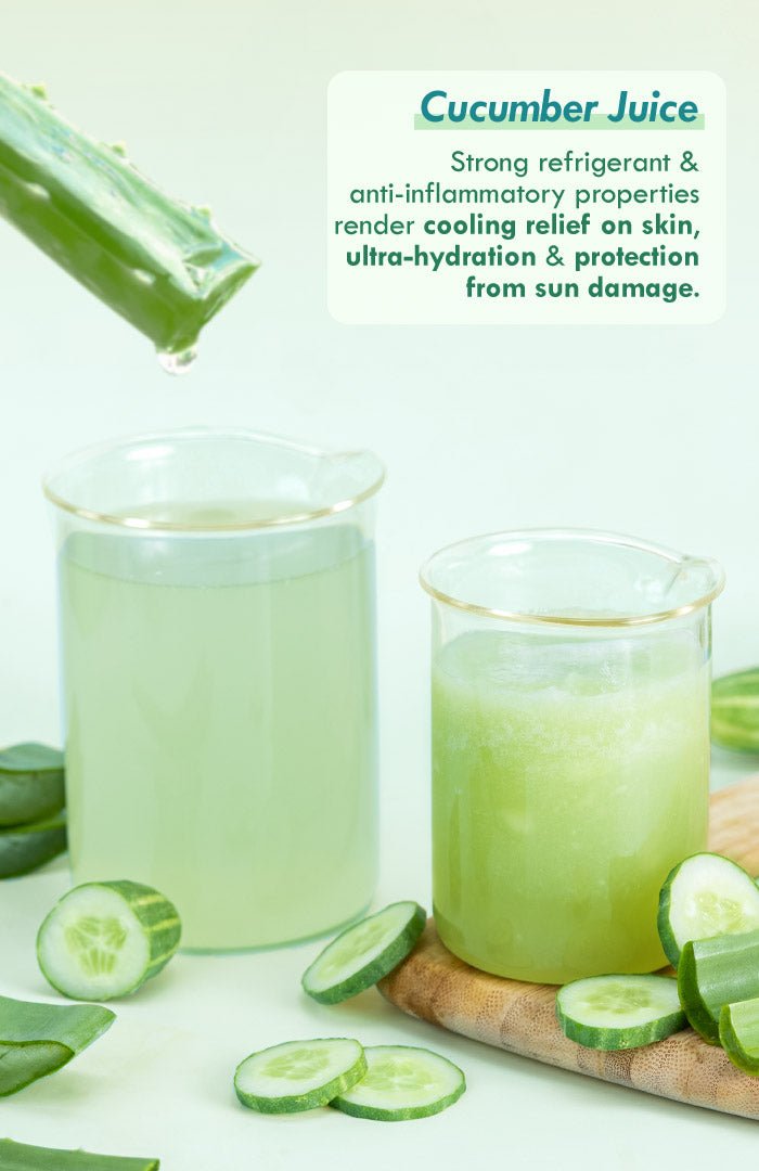 <strong>Fresh Aloe Cucumber Cooling Gel </strong><br><i>Icy Cool Hydration & Under-Eye Care</i> - Nat Habit