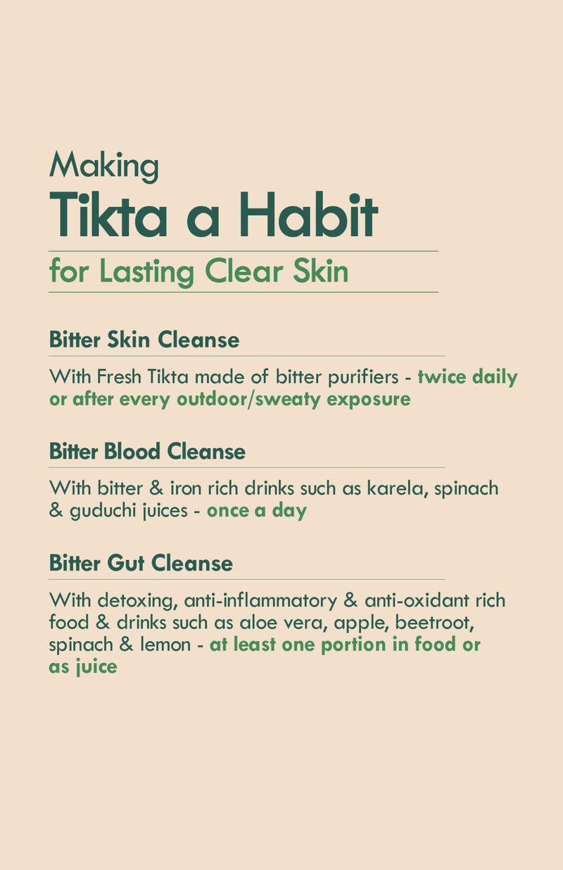 <strong>Fresh Daily Tikta Bitter Neem Gel Face Wash</strong> <br><i>for Normal to Oily Skin</i> - Nat Habit