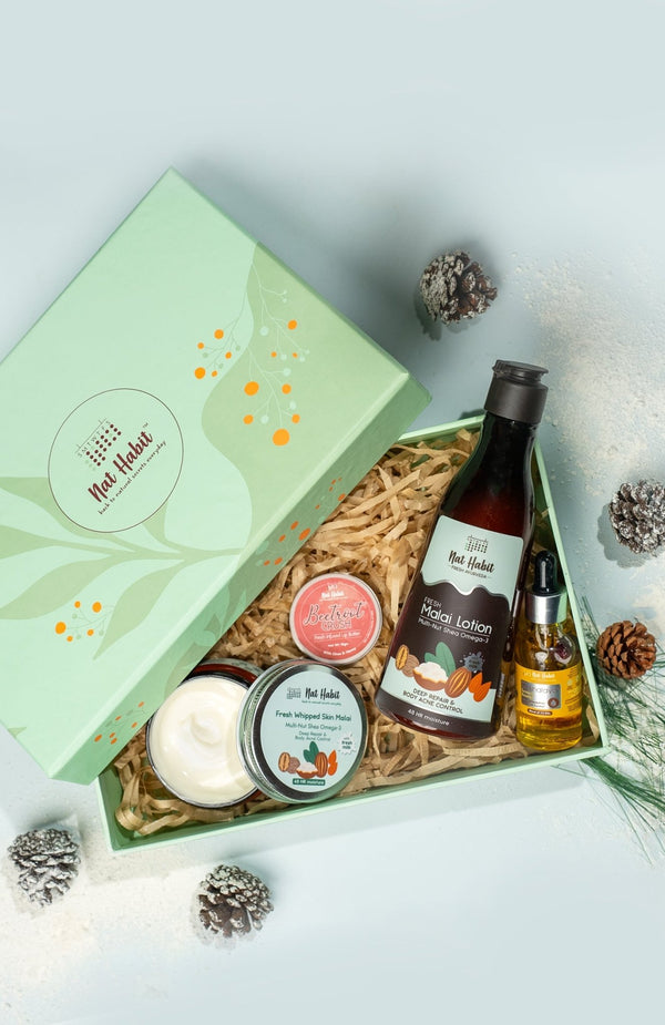 <strong>Happy Winter Gift Set</strong> <br><i>for Soft, Supple Skin</i> - Nat Habit