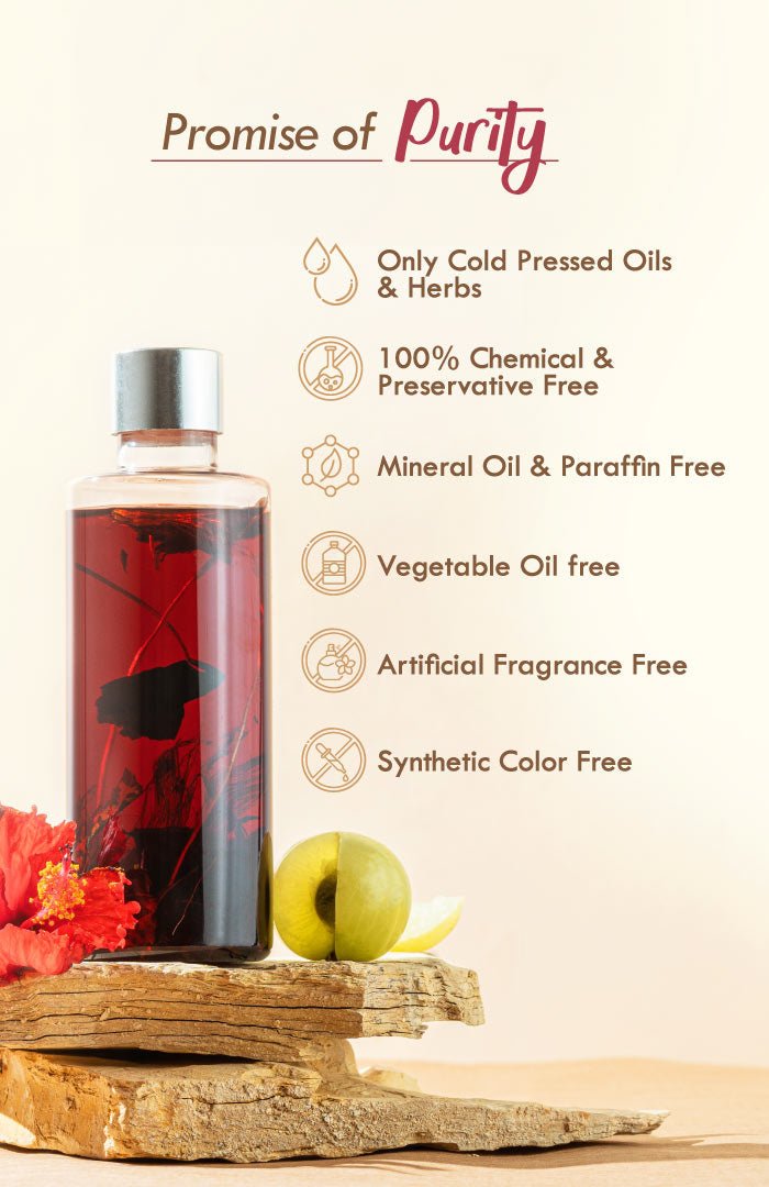 <strong>Hibiscus Amla Summer Hair Oil</strong> <br><i>Accelerated Hair Growth</i> - Nat Habit