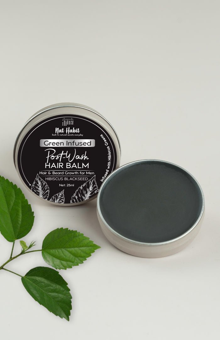 hibiscus black seed hair balm for Men - Nat Habit