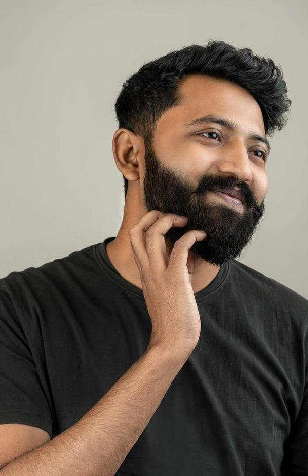 hair & beard growth hibiscus black seed hair balm for Men - Nat Habit
