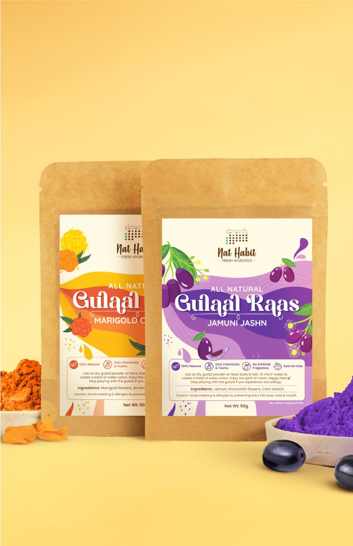 <strong>Jamuni Marigold Gulaal Raas</strong> <br><i>Pack of 2</i> - Nat Habit