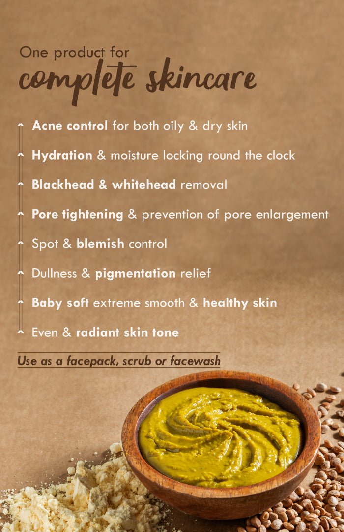 <strong>Lemon Burst Daily Ubtan Cleanser</strong> <br><i>Deep Cleansing, Tightening & Instant Glow</i> - Nat Habit