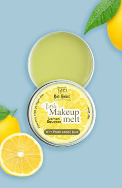 100% Natural Lemon Squeeze Makeup Remover Balm - Nat Habit