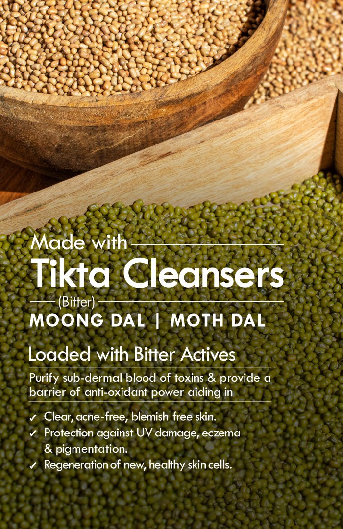 <strong>Masoor Dal Tikta <br>Face Wash</strong> <br><i>for All Skin Types</i><br><i>Grandma's Favourite</i> - Nat Habit