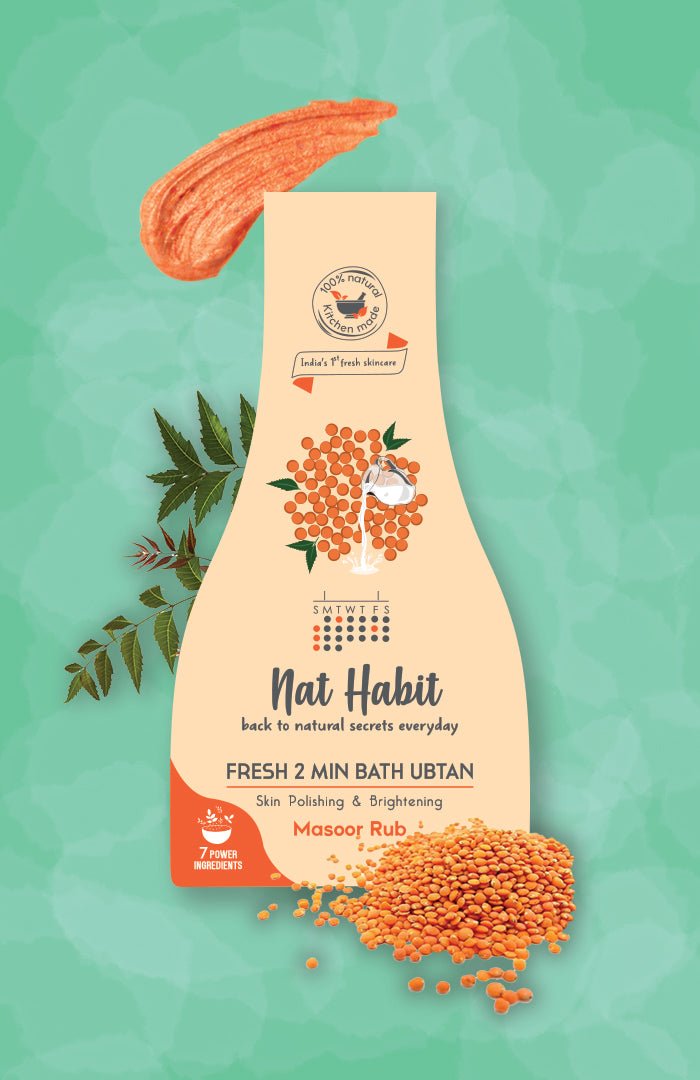 Fresh Masoor Rub Body Scrub - Nat Habit