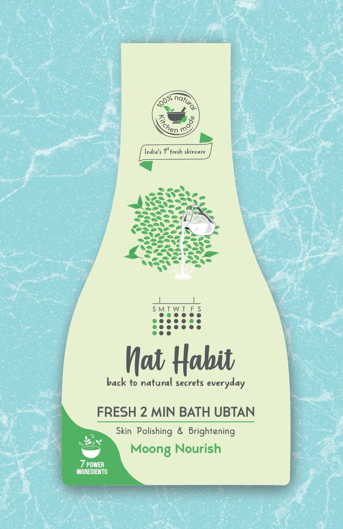 Fresh Moong Nourish Body Scrub - Nat Habit