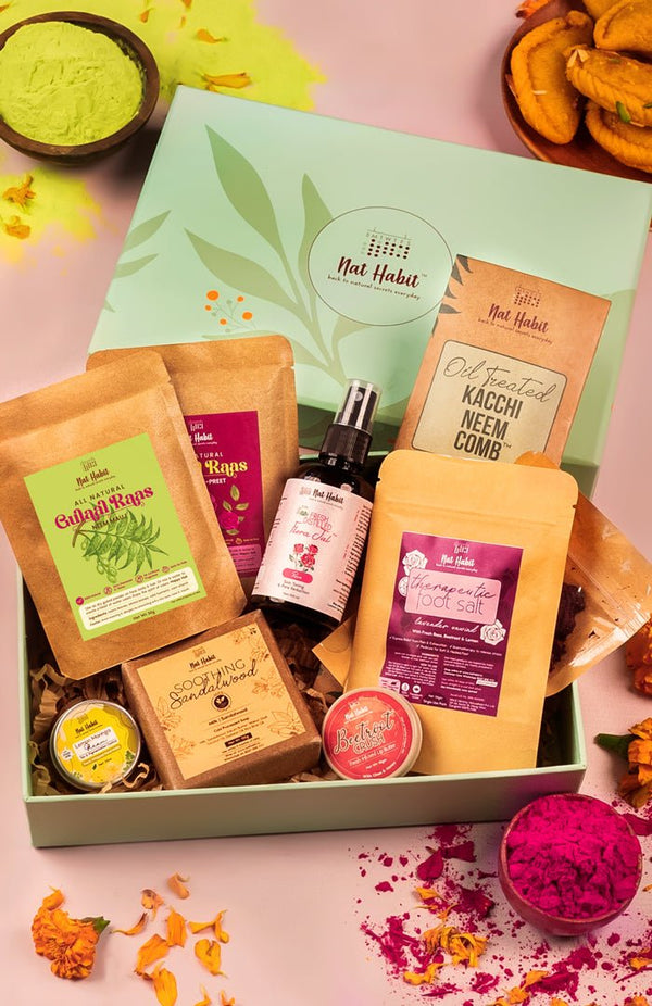 <strong>Nature Ka Purest Holi Gift Set</strong> <br><i>Wanna Give You The Best</i> - Nat Habit