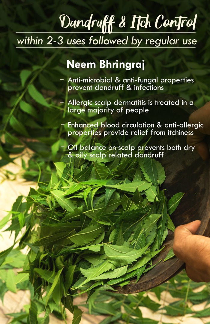 <strong>Neem & Bhringraj Blend NutriMask</strong> <br><i>for Dandruff Control</i> - Nat Habit