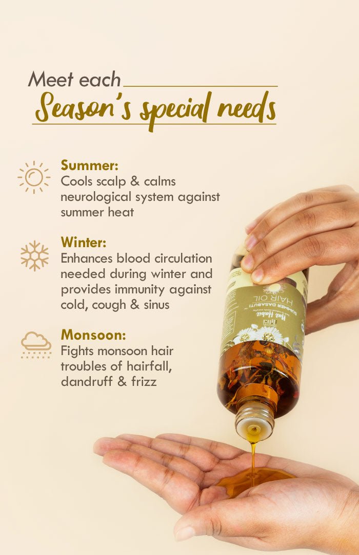 <strong>Neem Bhringraj Summer Hair Oil</strong> <br><i>Anti-Dandruff Blend</i> - Nat Habit
