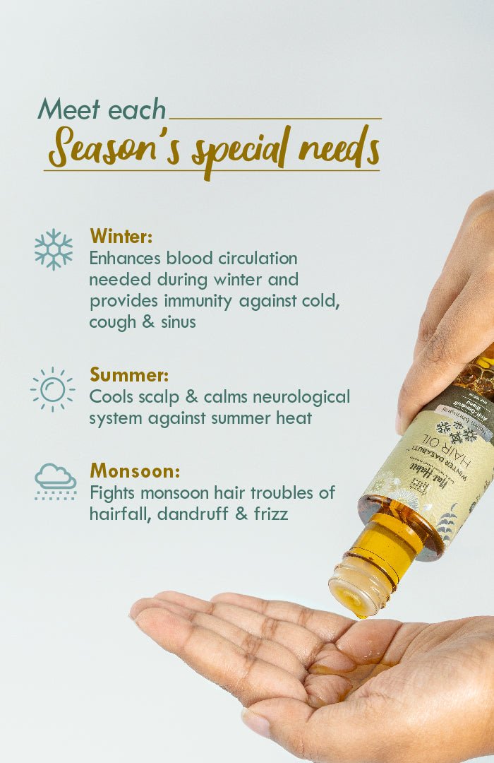 <strong>Neem Bhringraj Winter Hair Oil</strong> <br><i>Anti-Dandruff Blend</i> - Nat Habit