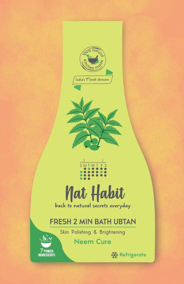 Neem Cure Natural Body Scrub - Nat Habit