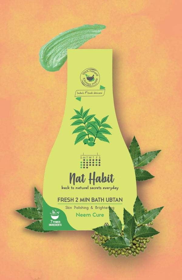 Fresh Neem Cure Body Scrub - Nat Habit