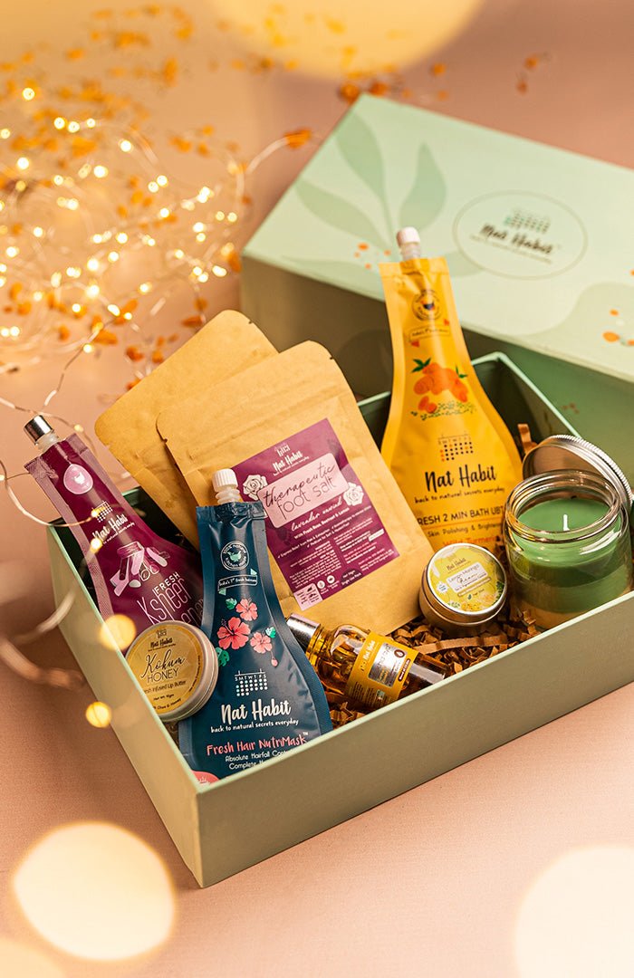 <strong>Prosperity Diwali Gift Set</strong> <br><i>Khushi Bhi, Khushaali Bhi</i> - Nat Habit