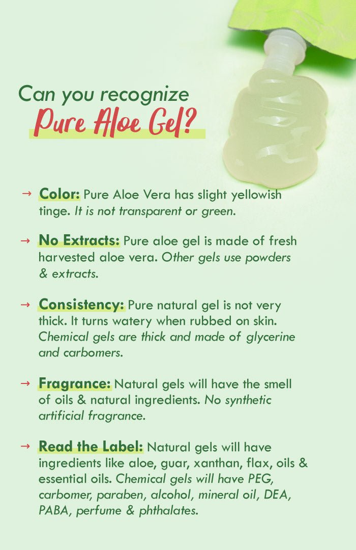 <strong>Pure Aloe Vera Gel </strong><br><i>Healthy Skin & Hair</i> - Nat Habit