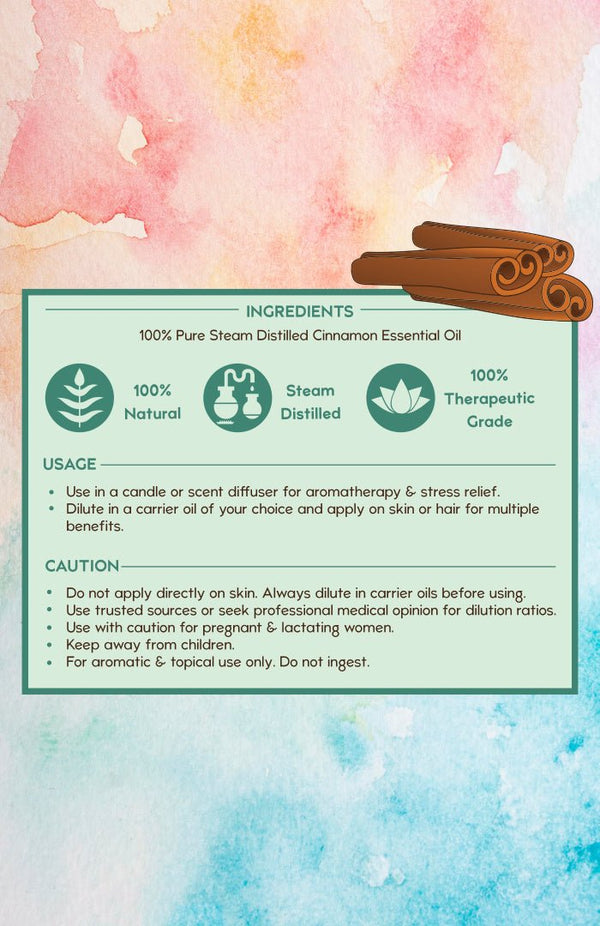 Pure Cinnamon Essential Oil Benefits - Nat Habit