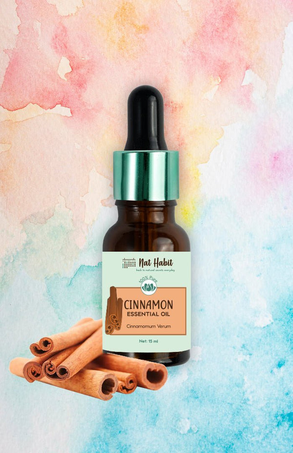 100% Natural Pure Cinnamon Essential Oil - Nat Habit