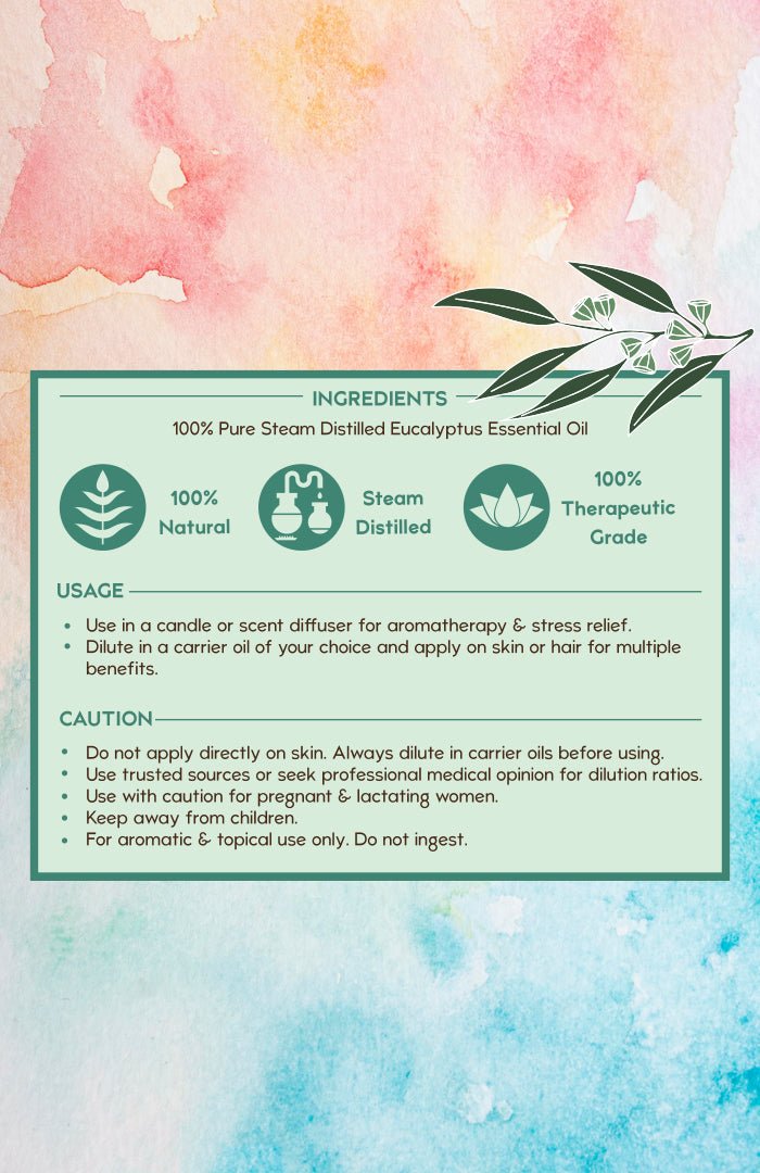 Pure Eucalyptus Essential Oil Benefits - Nat Habit