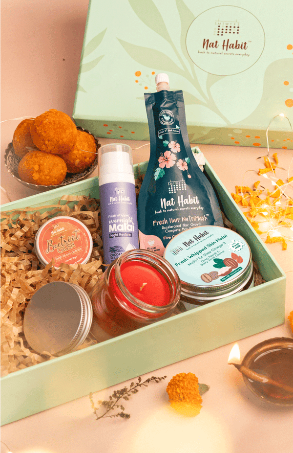 <strong>Pure Love Diwali Gift Set</strong> <br><i>Spreading Love with Purity</i> - Nat Habit