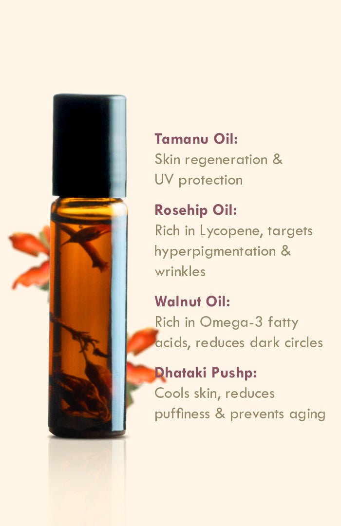 <strong>Pure Netraā (UnderEye Vit-E Serum)</strong> <br><i>Dark Circles, Puffiness, Fine Lines</i> - Nat Habit