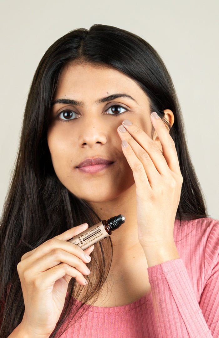 <strong>Pure Netraā (UnderEye Vit-E Serum)</strong> <br><i>Dark Circles, Puffiness, Fine Lines</i> - Nat Habit