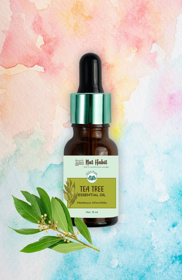 <strong>Pure Tea Tree Essential Oil 15ml</strong> - Nat Habit