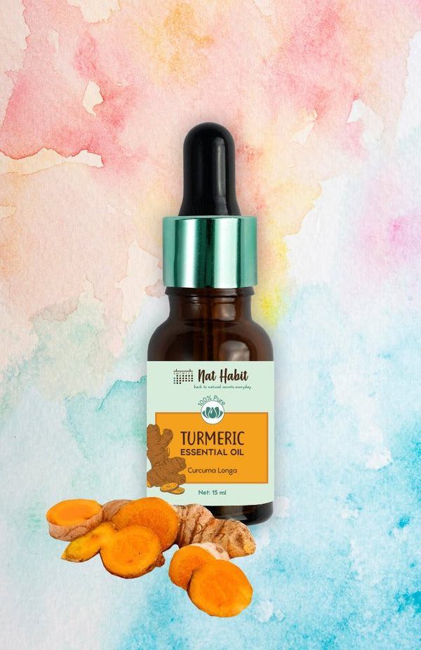 100% Natural Pure Turmeric Essential Oil - Nat Habit