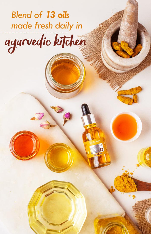 <strong>Pure Turmeric Rosehip Mukhalaya 30ml</strong> <br><i>Tan, Pigmentation & Blemish Control</i> - Nat Habit