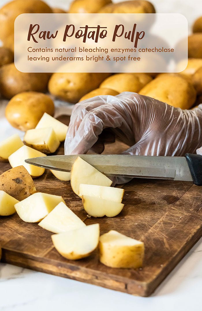 <strong>Raw Potato UnderArm Ubtan</strong> <br><i>Brightening, Softening & Odour Control</i> - Nat Habit