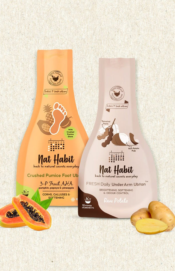 <strong>Softening & Brightening Combo</strong><br><i>For UnderArm & Foot</i> - Nat Habit