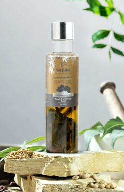 <strong>Soybean Methi Monsoon Hair Oil</strong> <br><i>Rough Dry Damage Repair</i> - Nat Habit