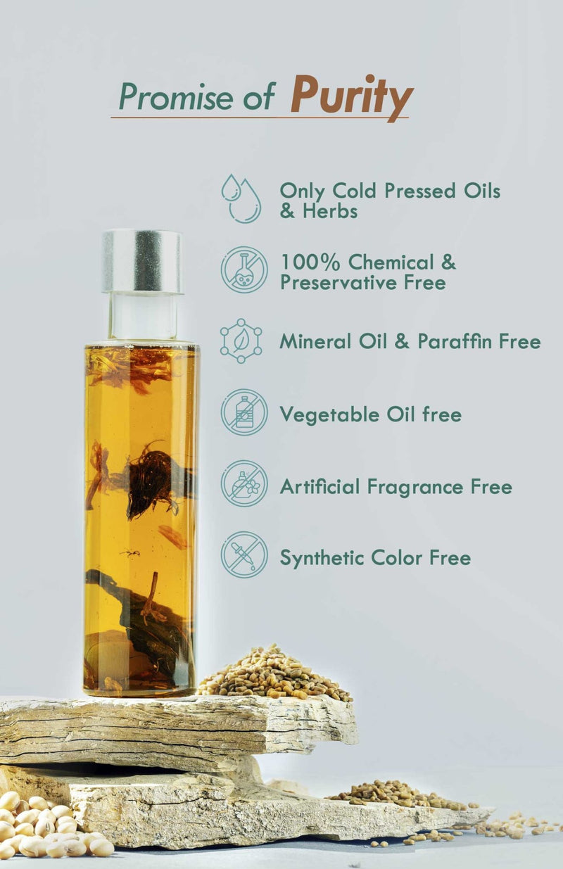 <strong>Soybean Methi Monsoon Hair Oil</strong> <br><i>Rough Dry Damage Repair</i> - Nat Habit
