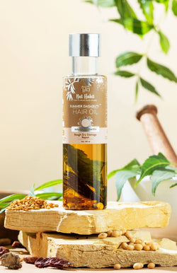 <strong>Soybean Methi Summer Hair Oil</strong> <br><i>Rough Dry Damage Repair</i> - Nat Habit