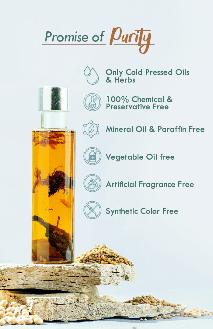 <strong>Soybean Methi Winter Hair Oil</strong> <br><i>Rough Dry Damage Repair</i> - Nat Habit