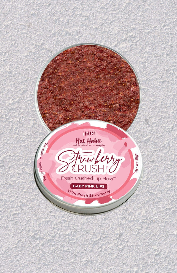 <strong>Strawberry Crush Lip Mura</strong> <br><i>Baby Pink Lips</i> - Nat Habit