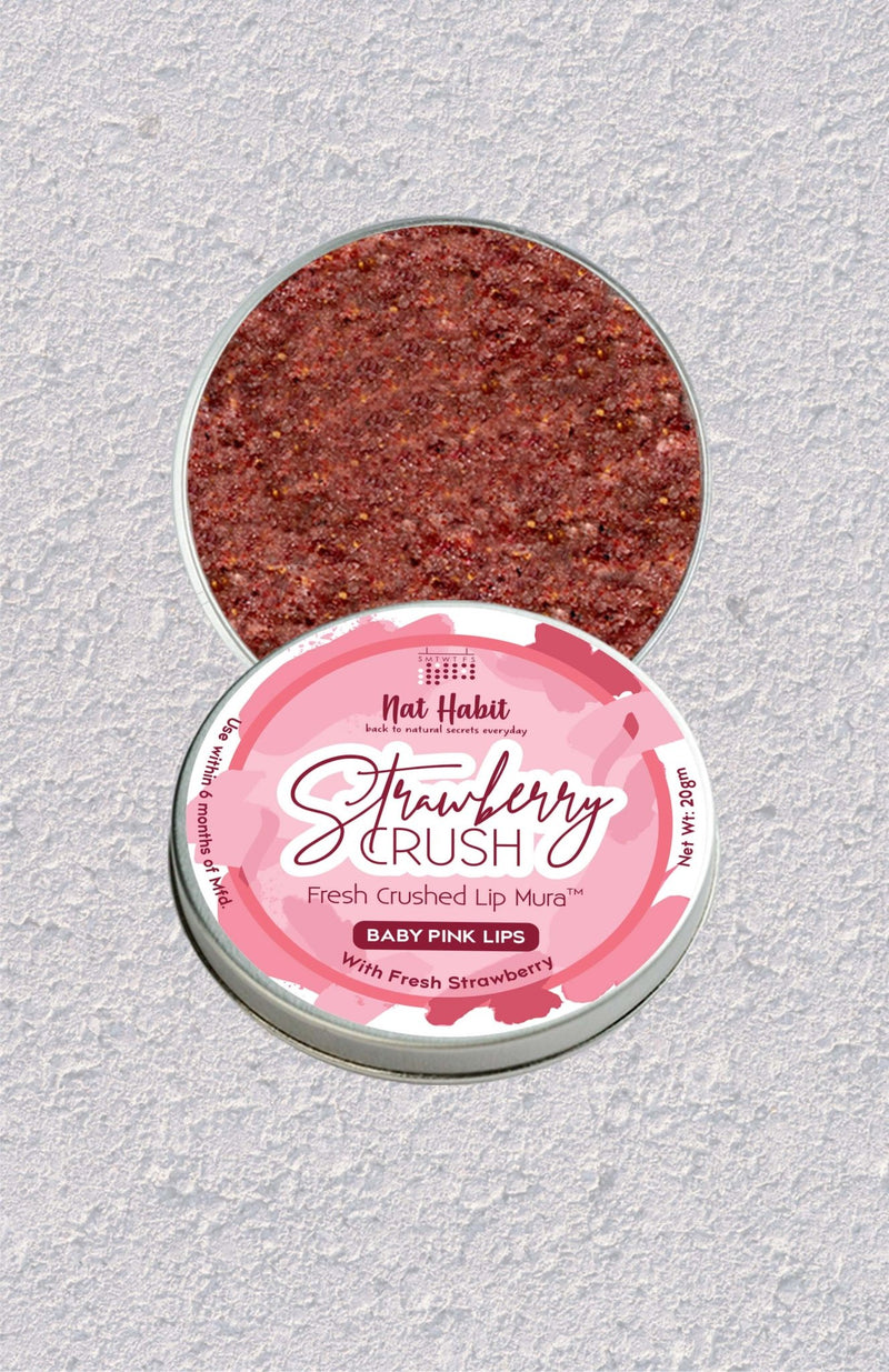 <strong>Strawberry Crush Lip Mura</strong> <br><i>Baby Pink Lips</i> - Nat Habit