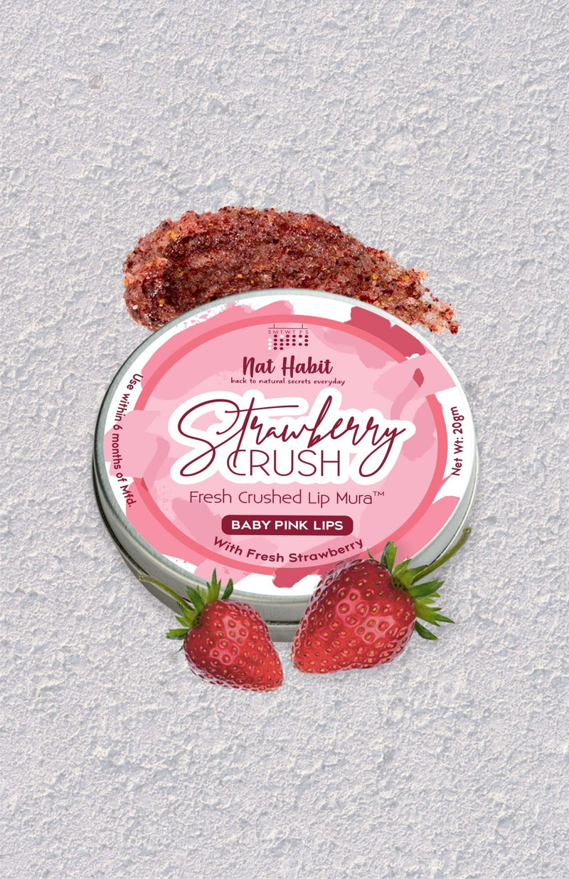 <strong>Strawberry Crush Lip Mura</strong> <br><i>Baby Pink Lips</i> - Nat Habit