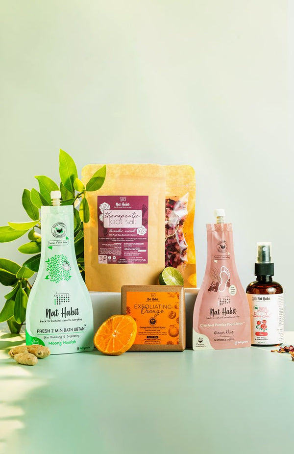 <strong>Summer BodyCare Gift Set</strong> <br><i>Sweaty Woes Away</i> - Nat Habit