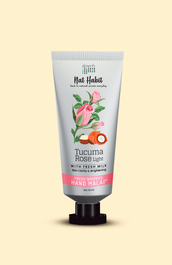 <strong>Tucuma Rose Light Hand Malai</strong> <br><i>Skin Clarity & Brightening</i> - Nat Habit