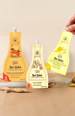 Ubtan Spa Kit - Pack of 3 (Brightening Kit 1) - Nat Habit